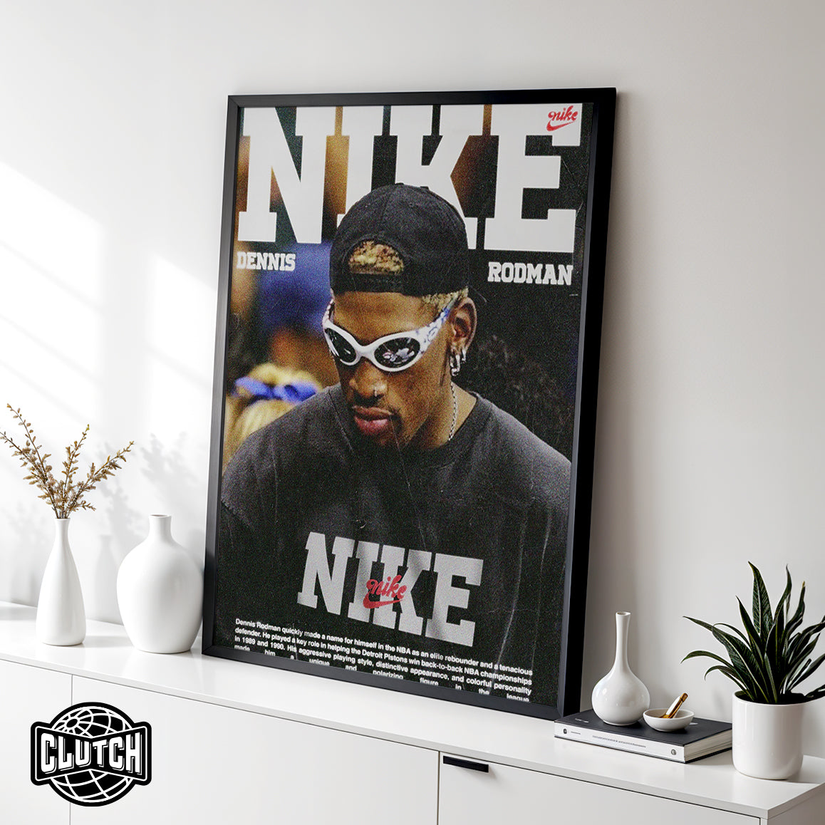 Nike Dennis Rodman Poster