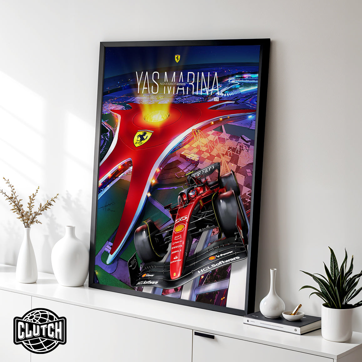 Abu Dhabi Grand Prix F1 Poster