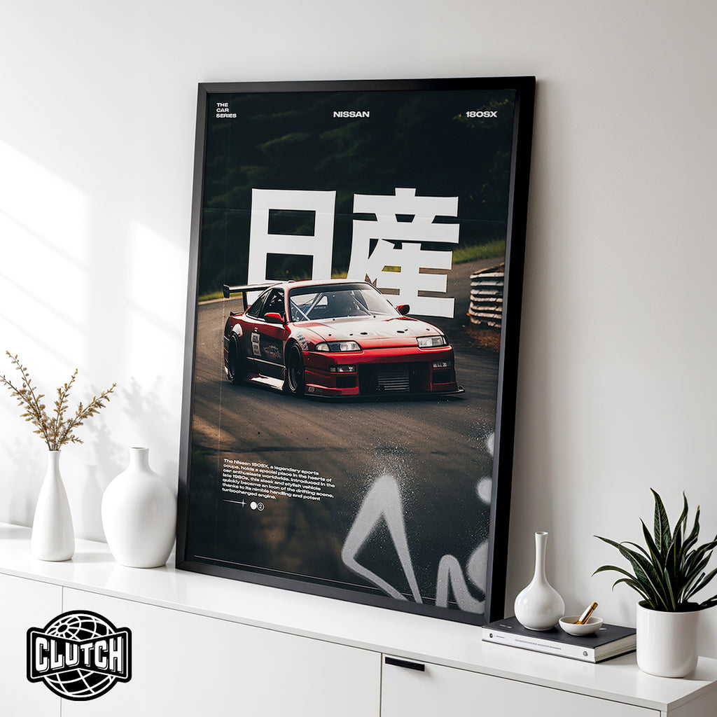 Nissan 180SX Poster