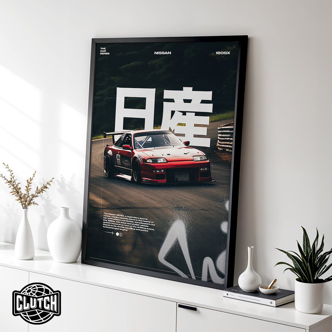 Nissan 180SX Poster