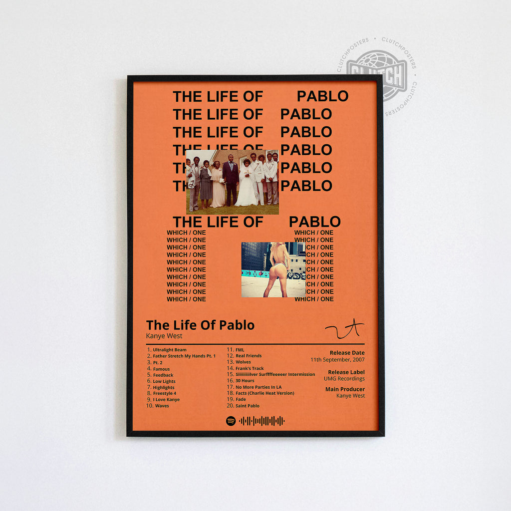 Kanye West 'The Life Of Pablo' Album Poster