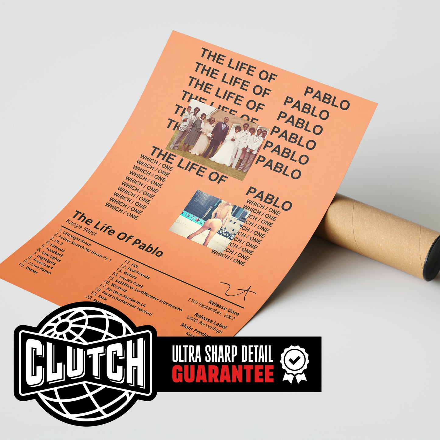 Kanye West 'The Life Of Pablo' Album Poster