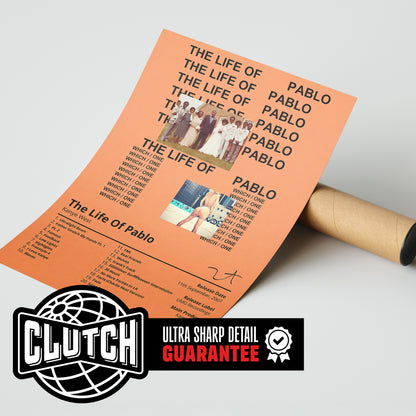 Kanye West 'The Life Of Pablo' Album Poster