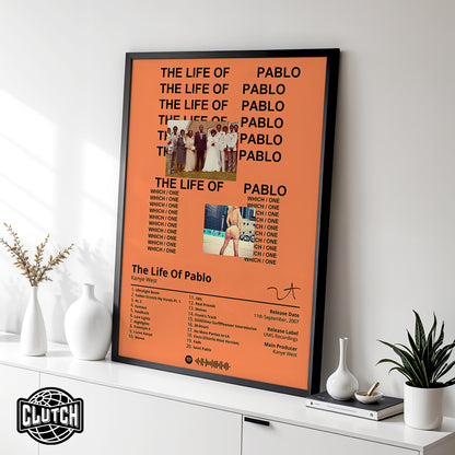 Kanye West 'The Life Of Pablo' Album Poster
