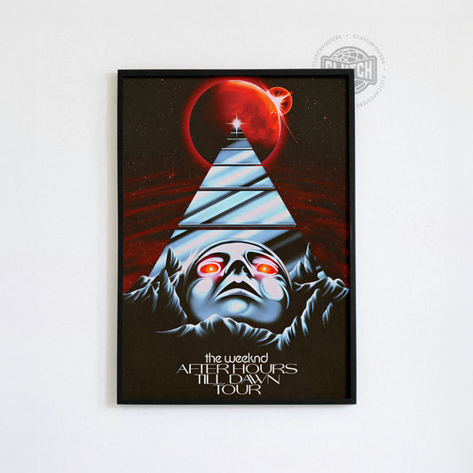The Weeknd 'After Hours' Retro Poster