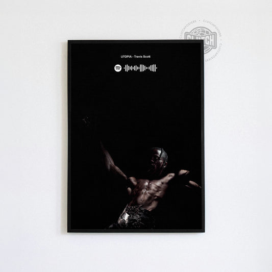 Travis Scott 'Utopia' Spotify Poster