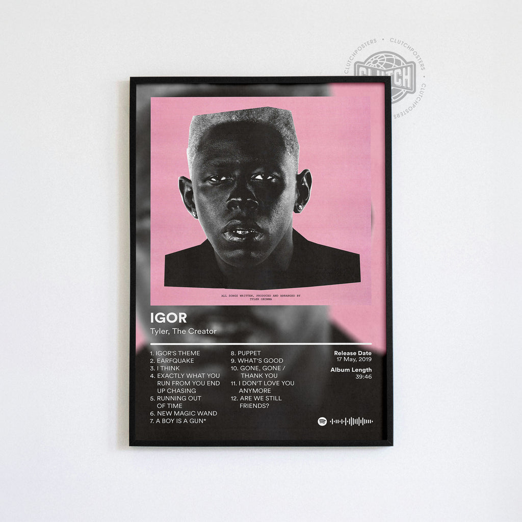 Tyler The Creator 'IGOR' Album Poster