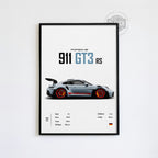 Porsche 911 GT3 RS Livery 'CORE' Car Poster