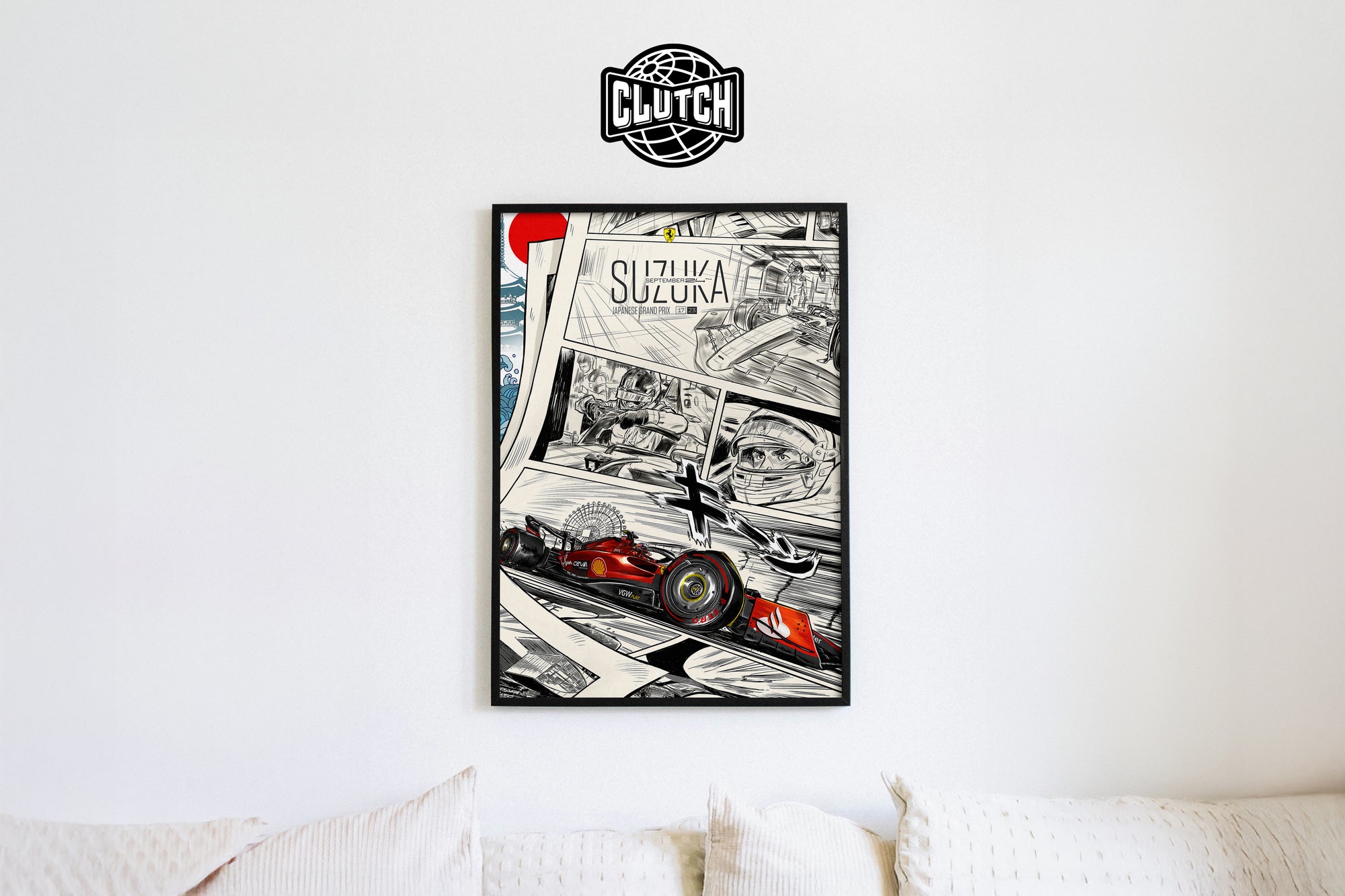 Japanese Grand Prix F1 Poster