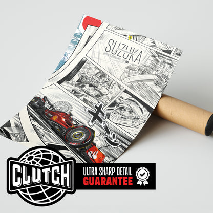 Japanese Grand Prix F1 Poster