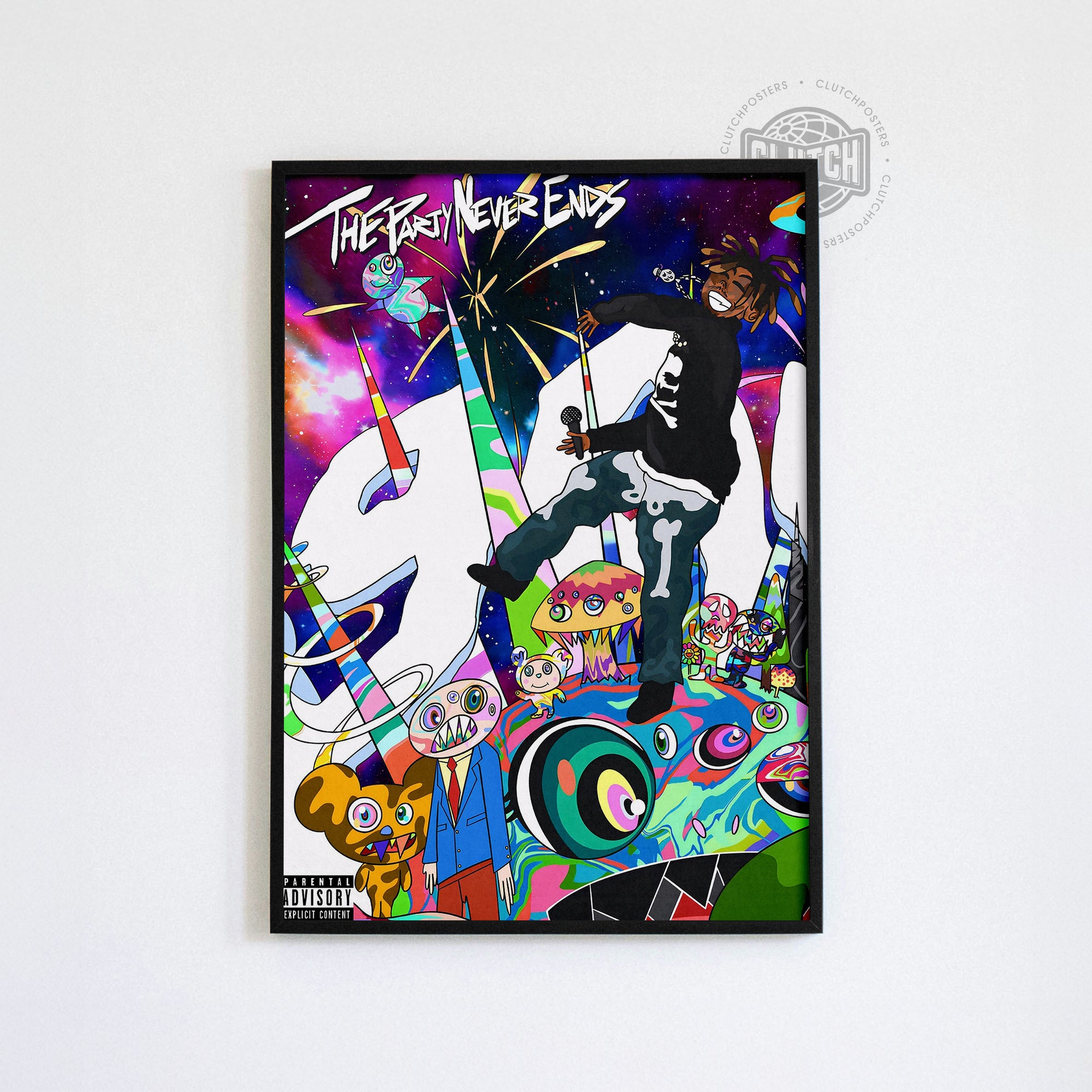 Juice WRLD 'The Party Never Ends' Poster