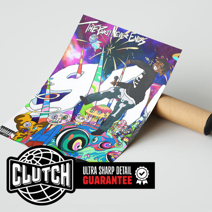 Juice WRLD 'The Party Never Ends' Poster