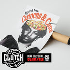 Kendrick Lamar Cartoons & Cereal Poster