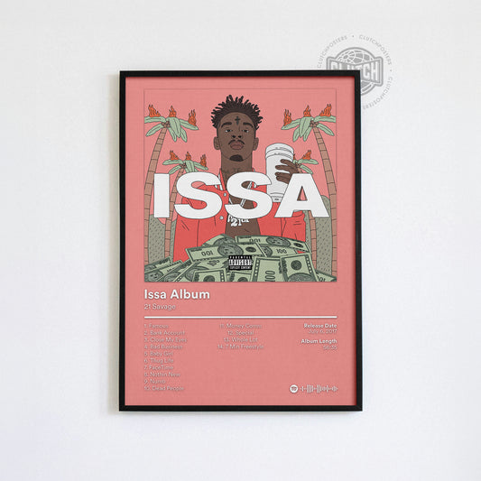 21 Savage 'Issa Album' Album Poster