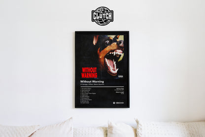 21 Savage 'Without Warning' Album Poster