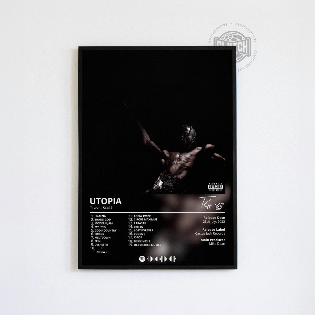 Travis Scott 'Utopia' Album Poster