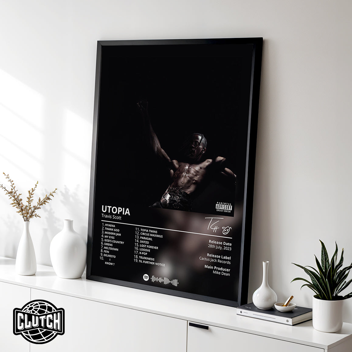 Travis Scott 'Utopia' Album Poster