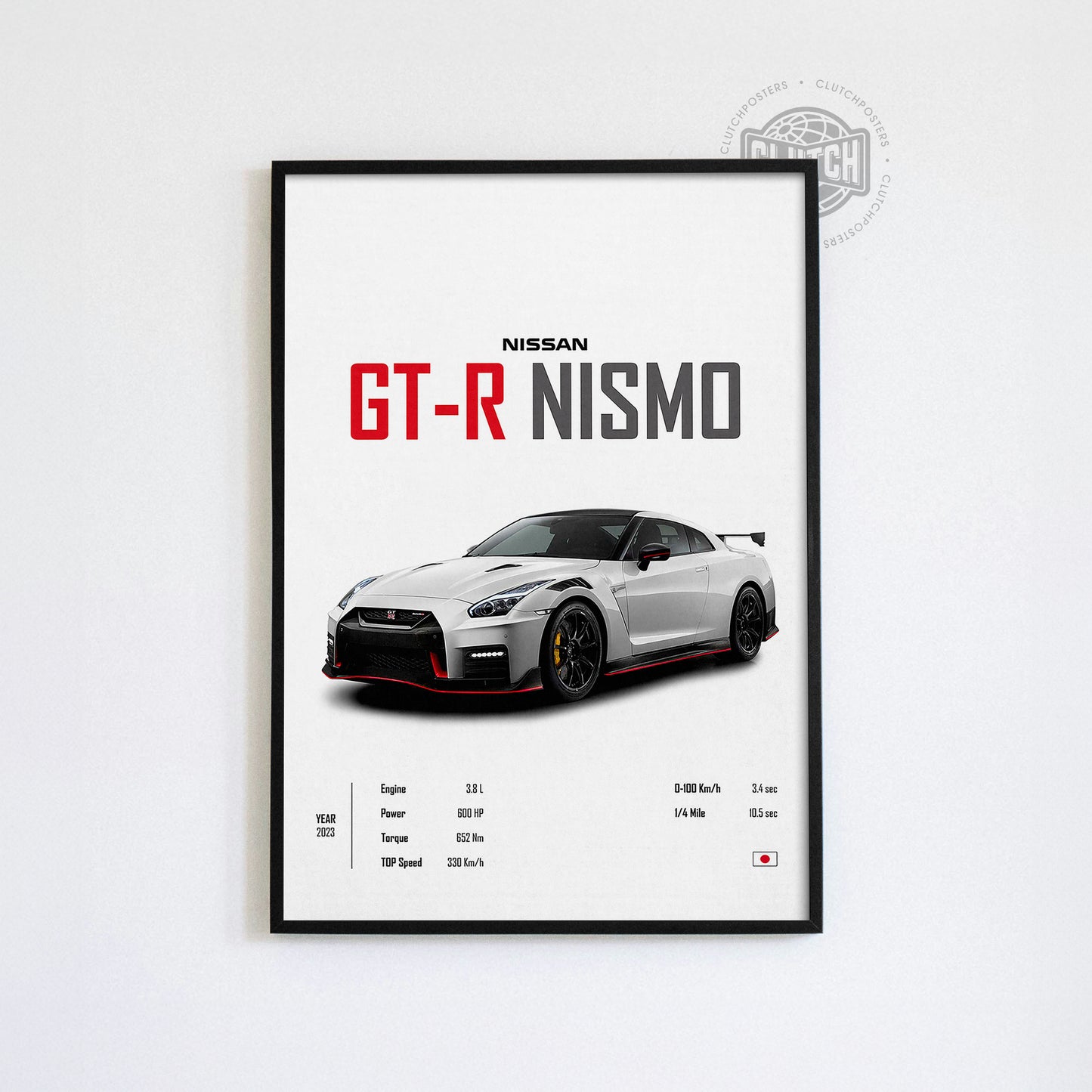 Nissan GT-R Nismo 'CORE' Car Poster