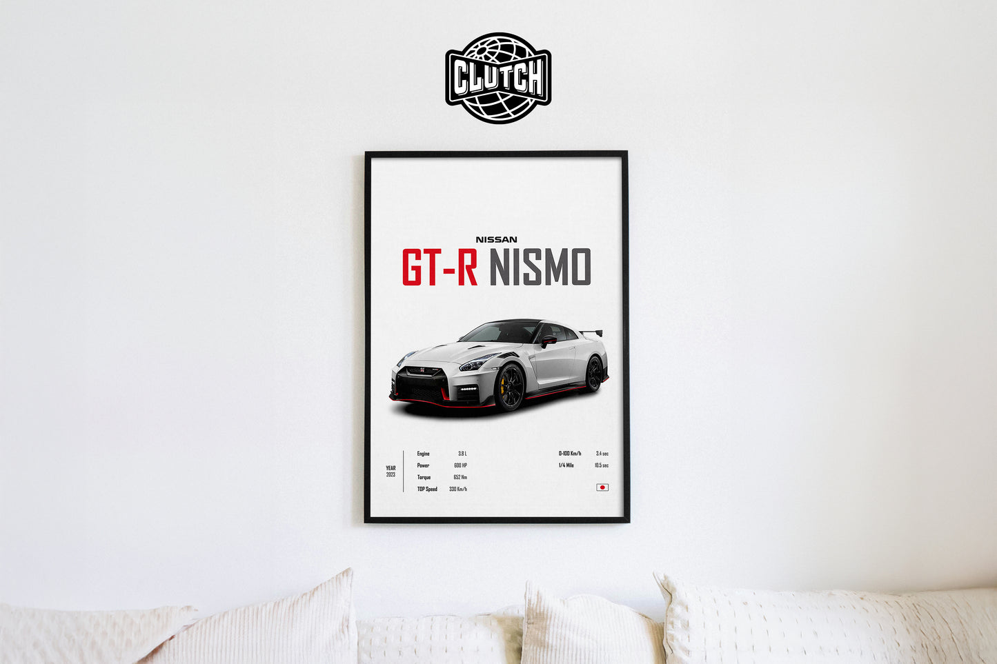 Nissan GT-R Nismo 'CORE' Car Poster