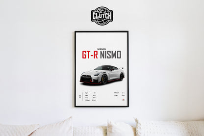 Nissan GT-R Nismo 'CORE' Car Poster