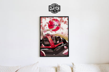 Japanese Grand Prix F1 Poster