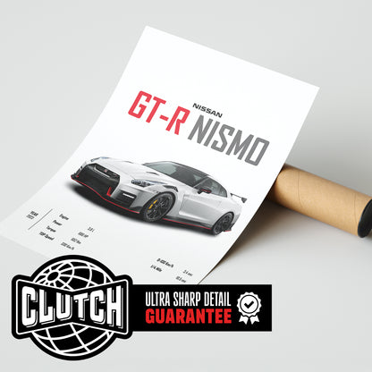Nissan GT-R Nismo 'CORE' Car Poster