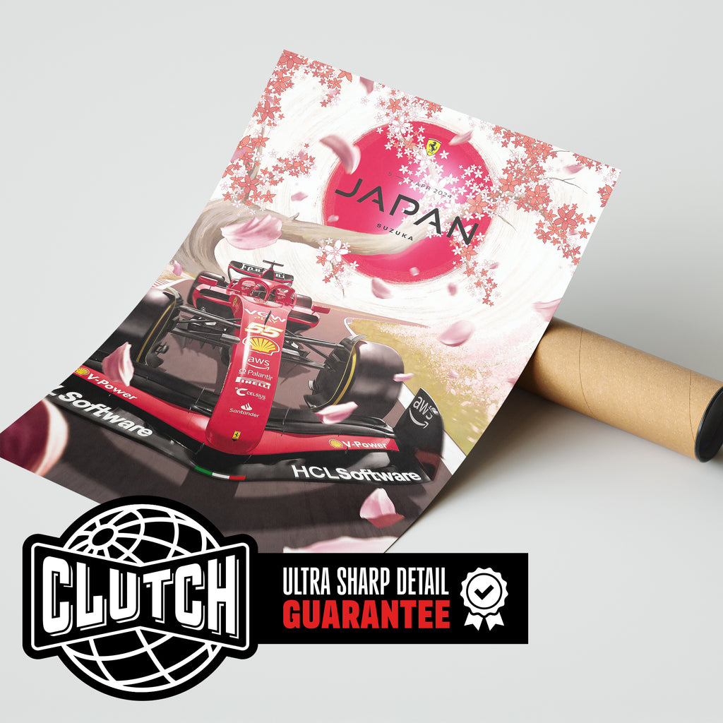 Japanese Grand Prix F1 Poster