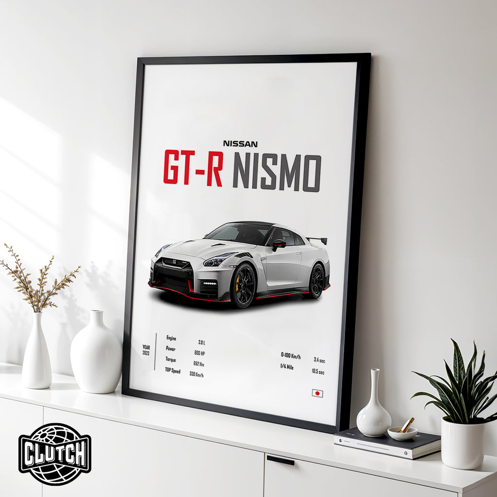Nissan GT-R Nismo 'CORE' Car Poster