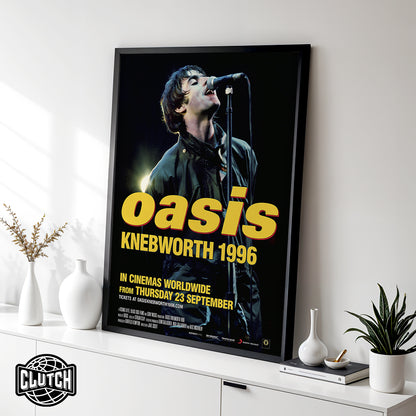 Oasis 'Knebworth 1996' Poster