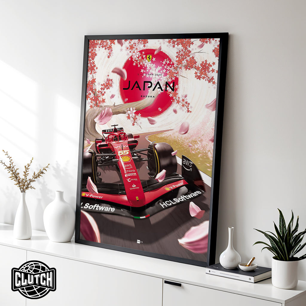 Japanese Grand Prix F1 Poster