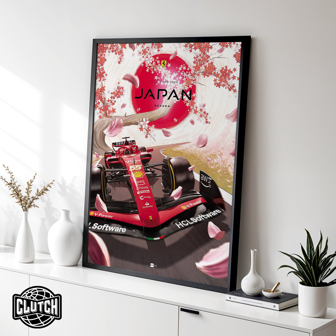 Japanese Grand Prix F1 Poster