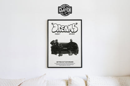 Pusha T & Kanye West 'Dreams' Poster