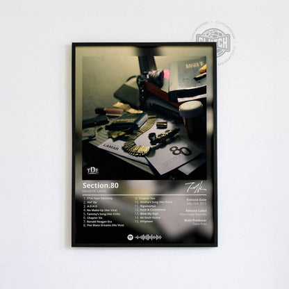 Kendrick Lamar 'Section 80' Album Poster