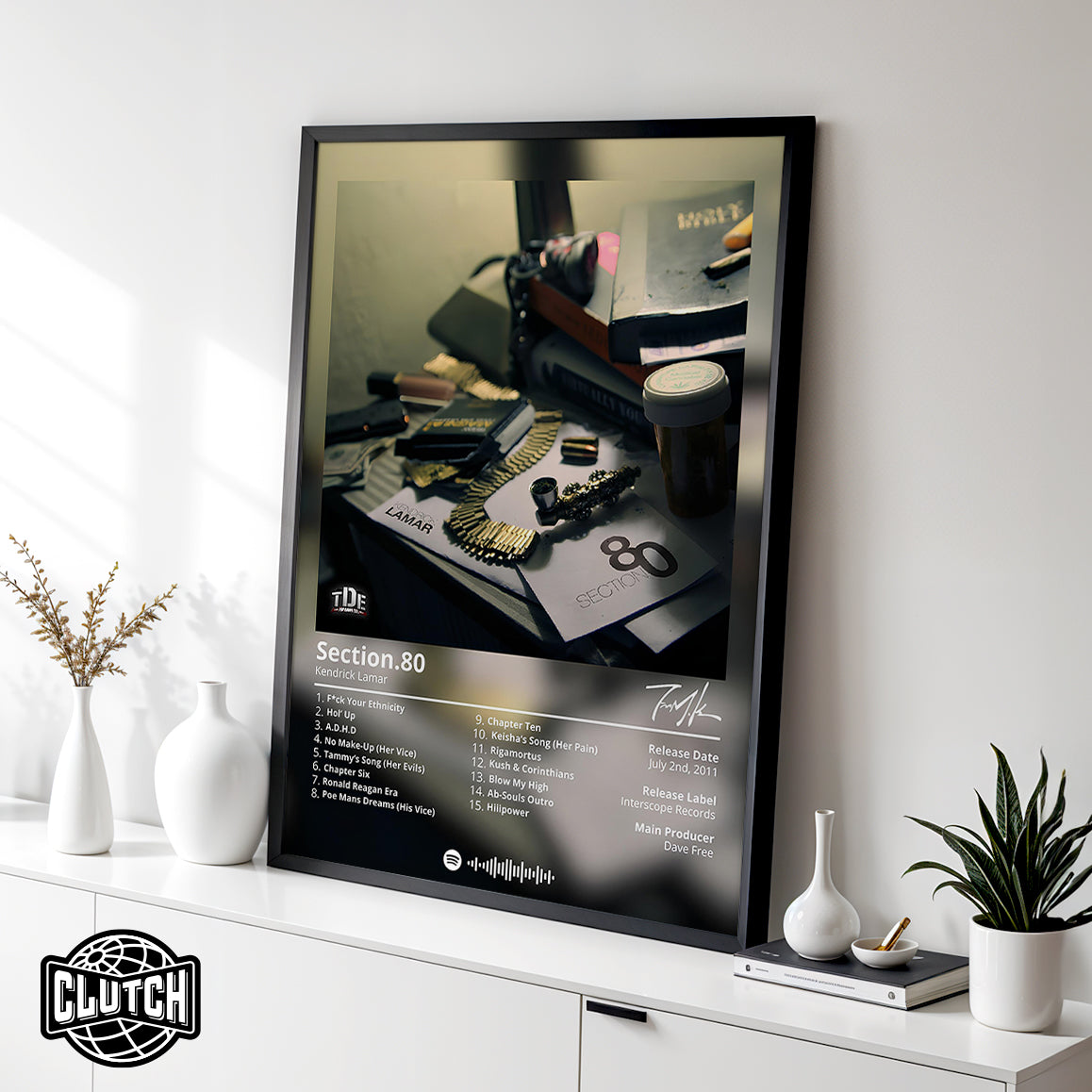 Kendrick Lamar 'Section 80' Album Poster