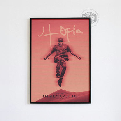 Travis Scott 'Utopia' Retrograde Poster