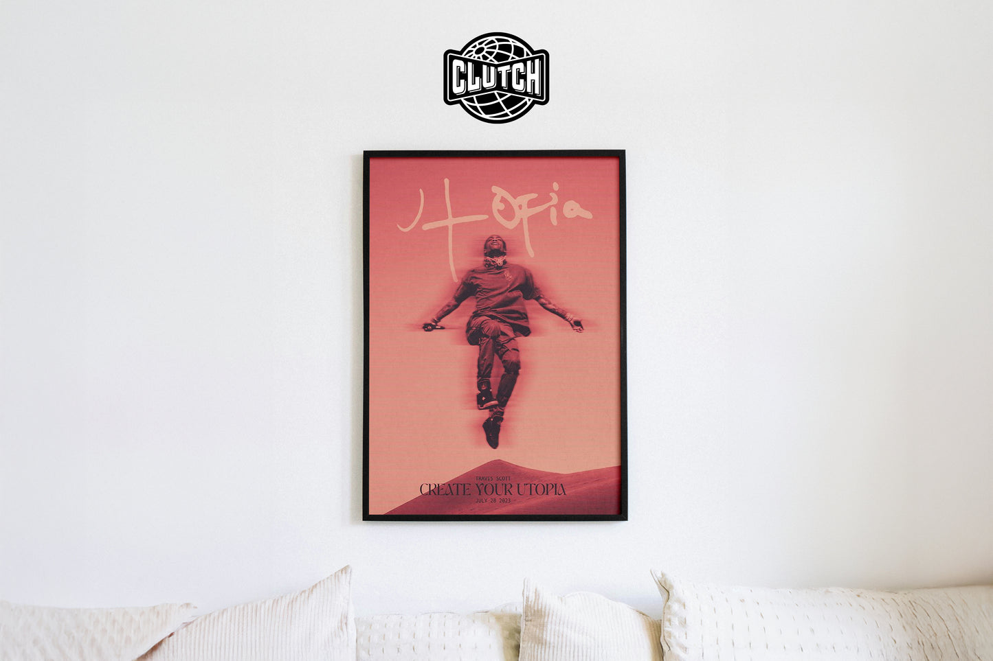 Travis Scott 'Utopia' Retrograde Poster