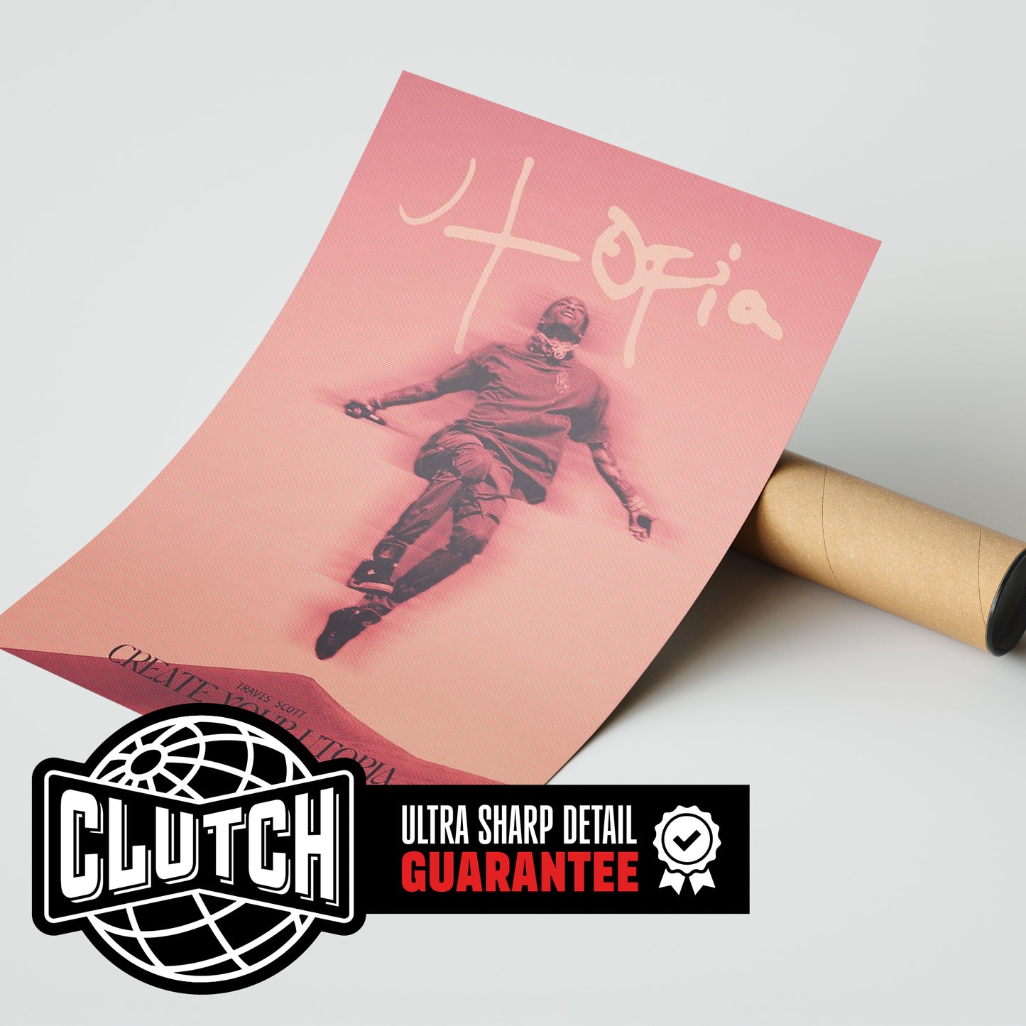 Travis Scott 'Utopia' Retrograde Poster