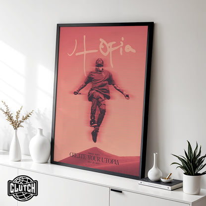 Travis Scott 'Utopia' Retrograde Poster