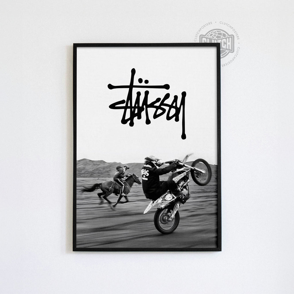 Stussy Motorbike Poster