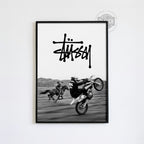 Stussy Motorbike Poster