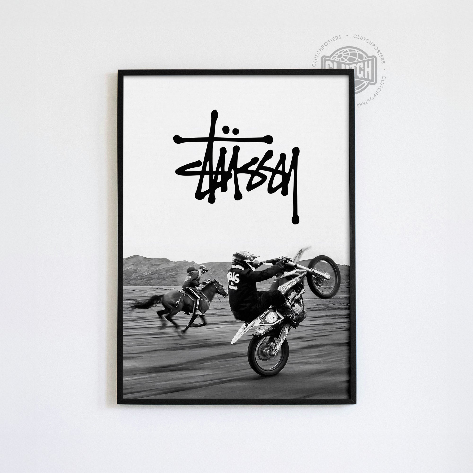 Stussy Motorbike Poster