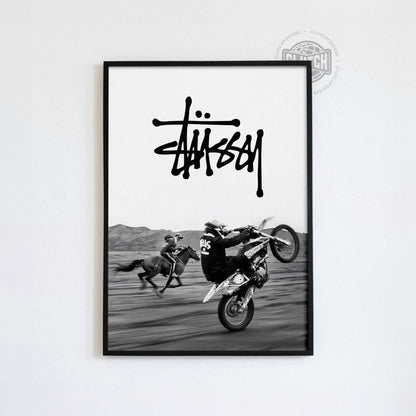 Stussy Motorbike Poster