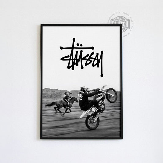 Stussy Motorbike Poster