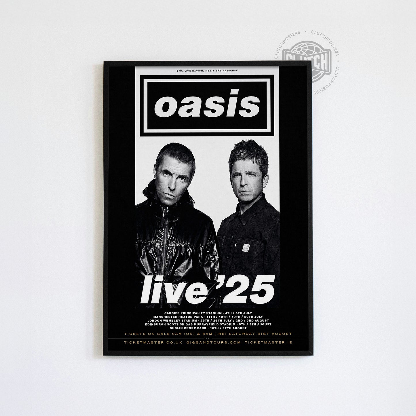 Oasis 'Live '25' Poster