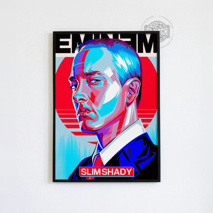Eminem 'Slim Shady' Graphic Poster