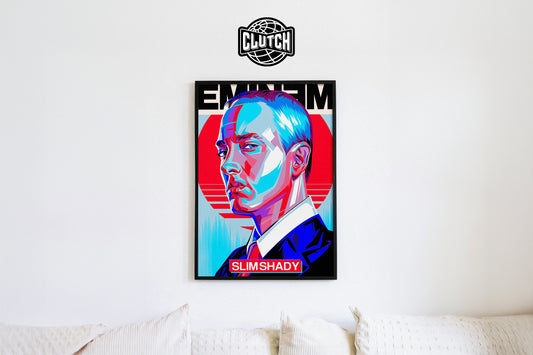 Eminem 'Slim Shady' Graphic Poster
