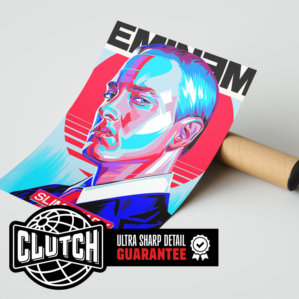 Eminem 'Slim Shady' Graphic Poster