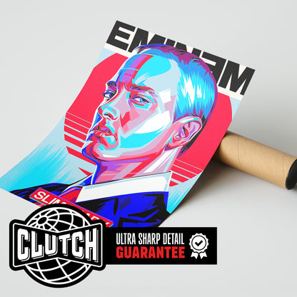 Eminem 'Slim Shady' Graphic Poster