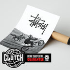 Stussy Motorbike Poster