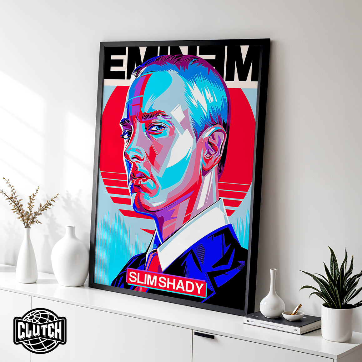 Eminem 'Slim Shady' Graphic Poster